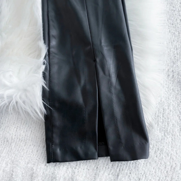 Abercrombie & Fitch Black Leather Pants - Picture 11 of 14